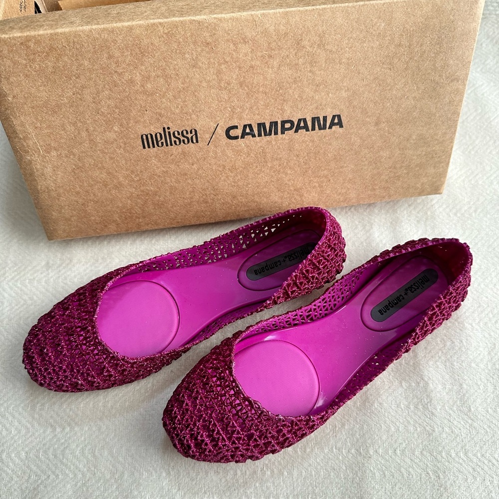Melissa Campana Plum Flats